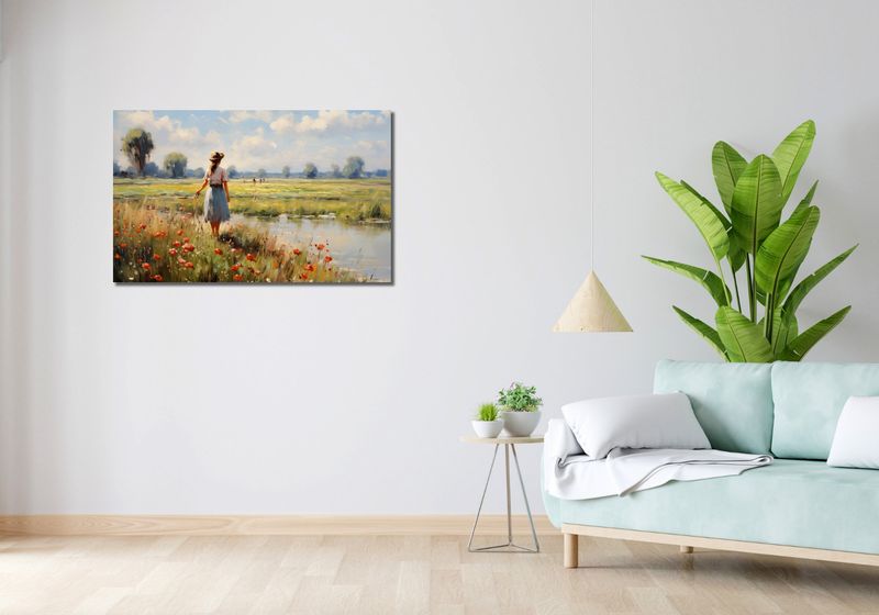 Obraz 100x60cm Wiejski Spokój zdjęcie 2