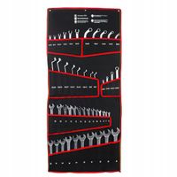 Klucze Płaskie Oczkowe Zakrzywione Dwustronne 47 Elementów 6-32 mm