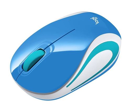 Mysz Logitech Wireless Mini Mouse M187 (910-002733) Niebieska na Arena.pl