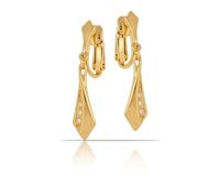 długie klipsy z kryształkami preciosa z kolekcji classic (e14813au)