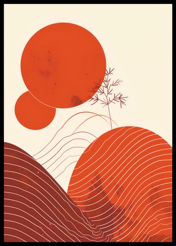 Plakat 42x59,4cm Ciepło Czerwieni na Arena.pl