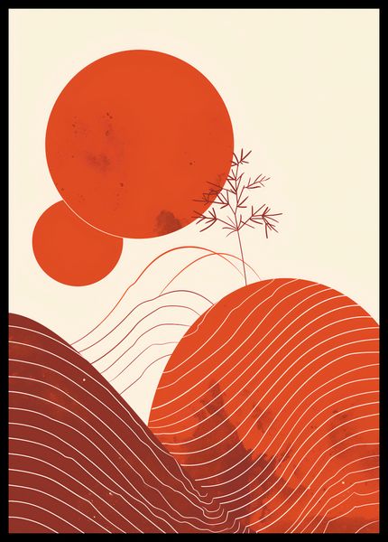 Plakat 42x59,4cm Ciepło Czerwieni zdjęcie 2