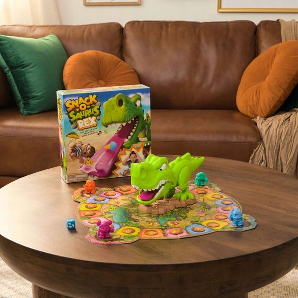 SPIN MASTER PRZEKĄSKA REXA SNACK-O-SAURUS REX GRA RODZINNA PLANSZOWA 5+ zdjęcie 6