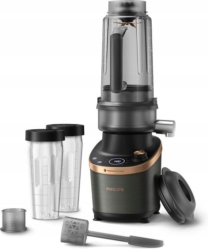 BLENDER KIELICHOWY Z MODUŁEM SOKOWIRÓWKI PHILIPS HR3770/10 +2 BIDONY TRITAN na Arena.pl