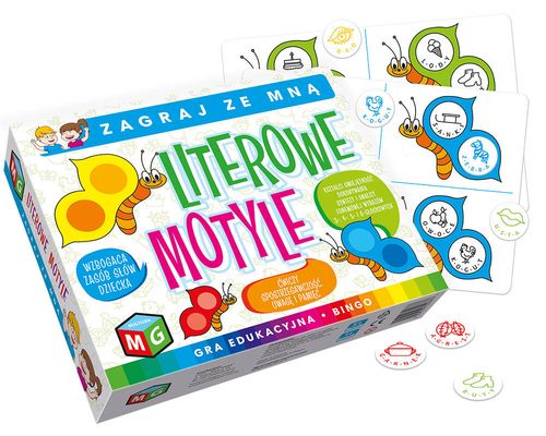 Literowe motyle- gra edukacyjna 00877 na Arena.pl