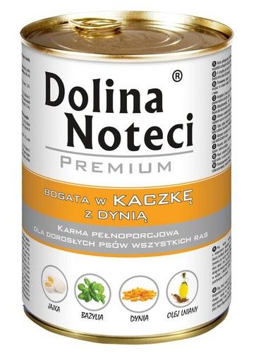 Dolina Noteci Premium Pies Kaczka I Dynia Puszka 400G na Arena.pl