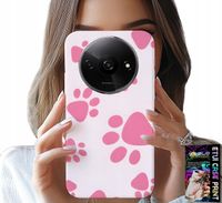ETUI DO XIAOMI REDMI A3 - RÓŻOWE PSIE ŁAPKI, PLECKI, OBUDOWA CASE