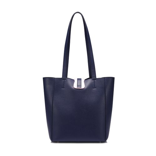 NUCELLE Stylowy granatowy shopper na Arena.pl
