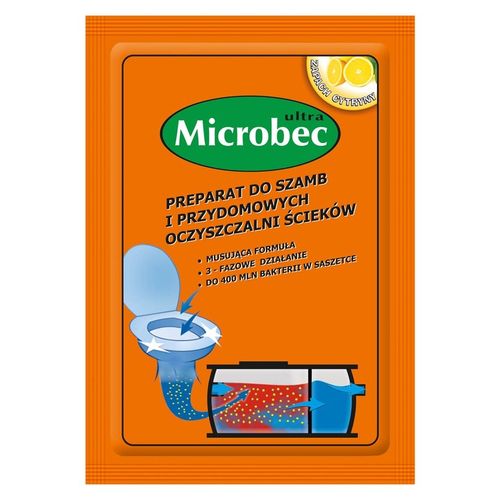 Microbec ULTRA bakterie do szamb SASZETKI 18 x 25g BROS na Arena.pl