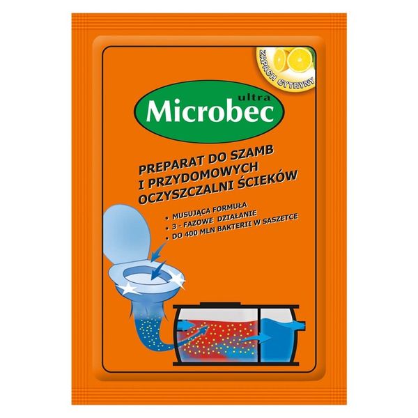 Microbec ULTRA bakterie do szamb SASZETKI 18 x 25g BROS zdjęcie 3