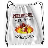 Plecak Dla Szefowej Sportowy Szkolny Worek Torba Z Nadrukiem Ze Zdjęciem