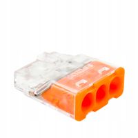 TRYTYT Szybkozłączka mini PC-213S do przewodu typu drut, 0,2-2,5mm2, 100szt