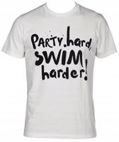 Koszulka męska T-shirt bawełniany okrągły dekolt sportowy Arena Separates M