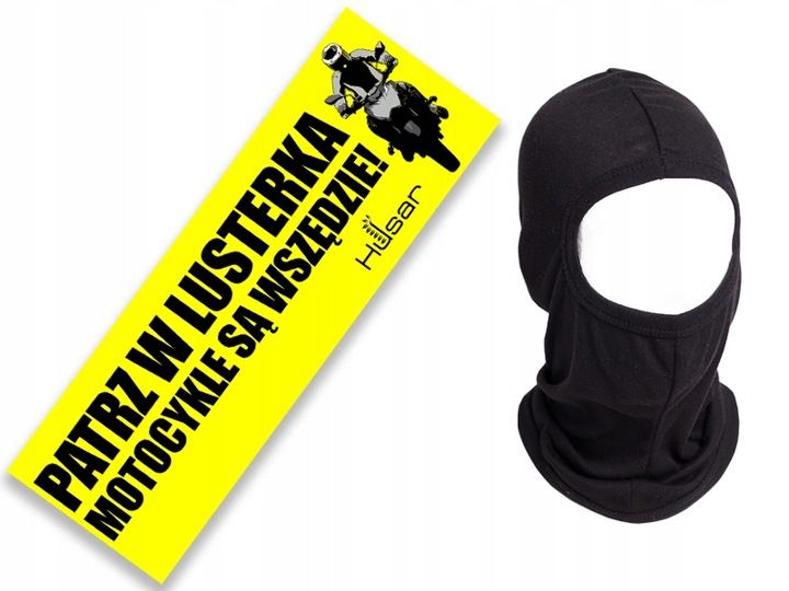 Kurtka motocyklowa HUSAR HORNET męska tekstylna czarna + kominiarka zdjęcie 8