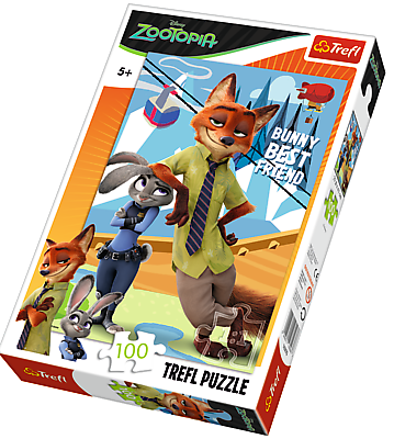 Trefl - Puzzle Judy i Nick 100 elementów 16293 na Arena.pl