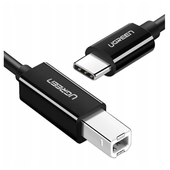 kabel ugreen us241 usb-c 2.0 - usb-b 1 m - czarny