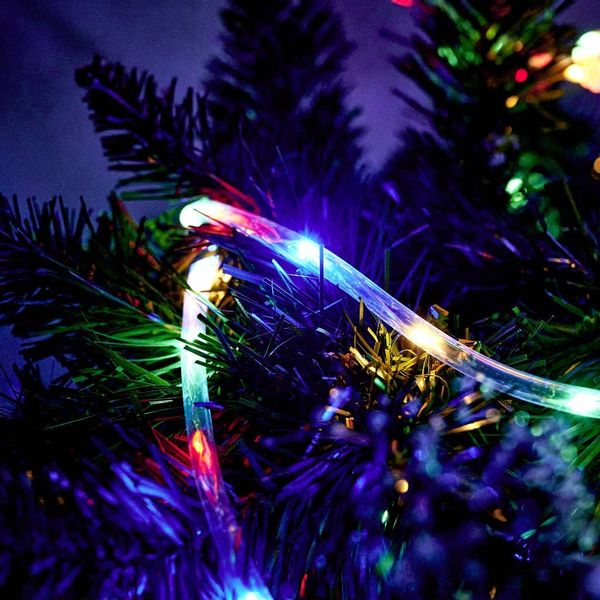 Lampki LED łańcuch sznur 10m 100LED multikolor zdjęcie 6