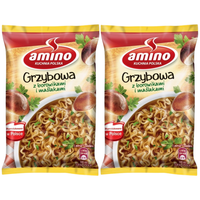 Amino Zupa błyskawiczna grzybowa z borowikami i maślakami 57 g x 2 sztuk