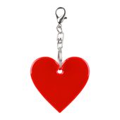Brelok odblaskowy UPOMINKARNIA Affection 10 szt Czerwony