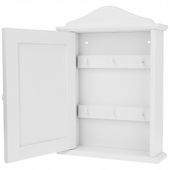 Skrzynka na klucze szafka kasetka wieszak półka BIAŁA