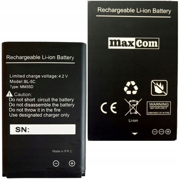 Akumulator Bateria Do MaxCom MM334, MM920 Maxcom 1400 mAh zdjęcie 4