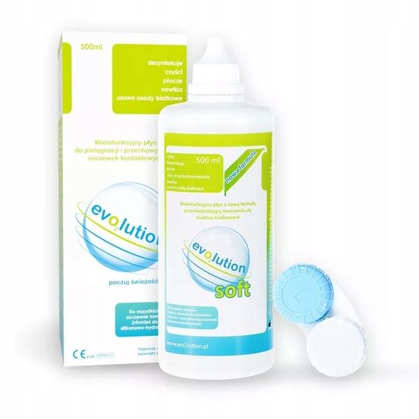 PŁYN DO SOCZEWEK EVO2LUTION SOFT 500 ML zdjęcie 1