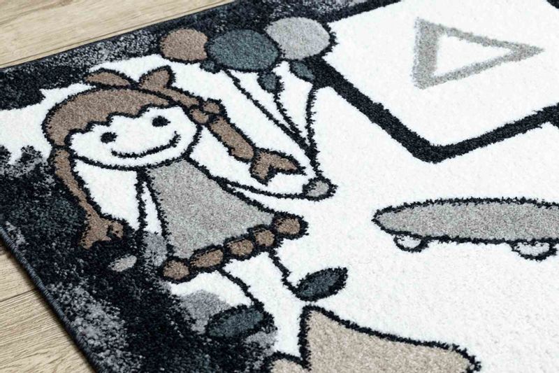 RUG/LU/BEO/HOP/BLACK/80x150 zdjęcie 3