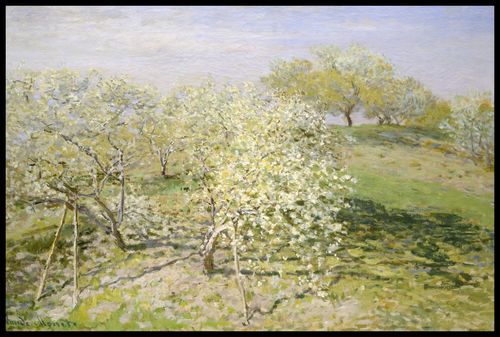 Plakat 91,5x61cm Spring, Monet Vintage do Salonu na Arena.pl