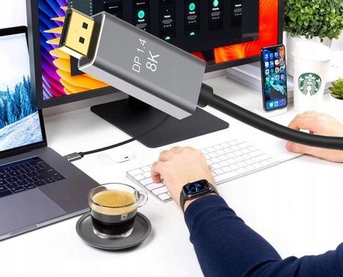 Kabel USB C do Displayport DP 1.4 8K 4K 240 Hz Mac na Arena.pl