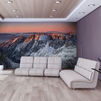 Fototapeta - Beautiful sunrise in the Rocky Mountains 400x309