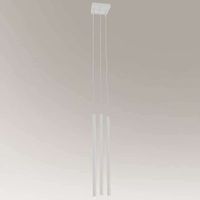 Loftowa LAMPA wisząca KOSAME 7847 Shilo industrialna OPRAWA metalowy ZWIS tuby białe