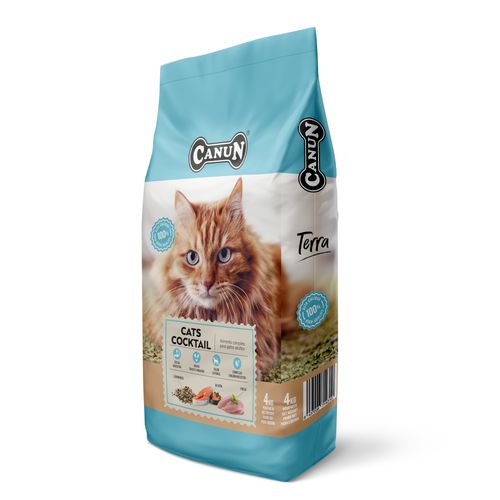 Canun Terra Cats Cocktail 4kg dla kotów dorosłych na Arena.pl