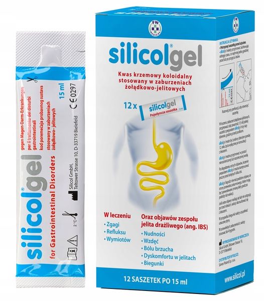 SILICOLGEL ŻEL NA REFLUKS, ZGAGĘ, IBS 12X15 ML zdjęcie 2