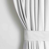 CURT/AH/VELVET/PLEAT/WHITE/N/140X270/1PC