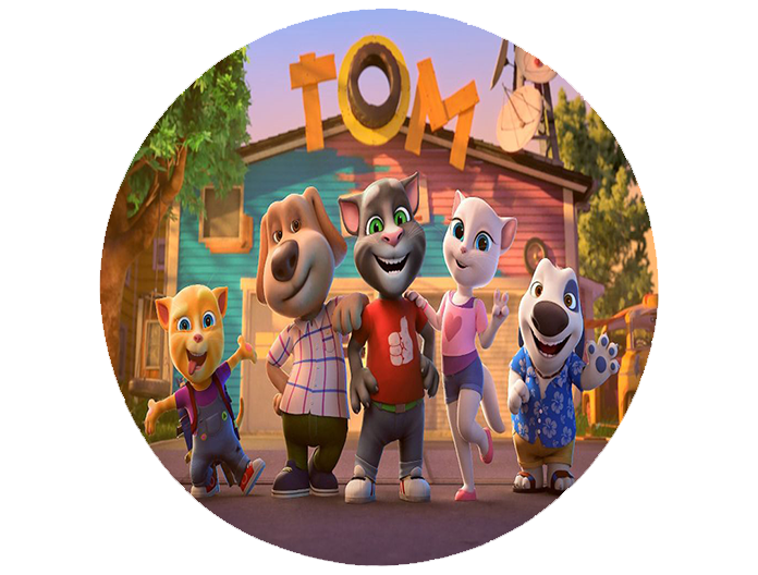 Opłatek na tort Gadający Kot zdjęcie 1