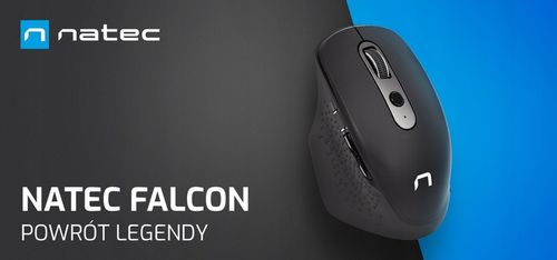 MYSZ BEZPRZEWODOWA Natec Falcon 3200DPI BLUETOOTH + podkładka 800x400 mm na Arena.pl