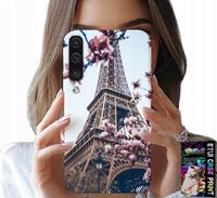 ETUI DO SAMSUNG GALAXY A70 - PARYŻ WIEŻA EIFFLA PIĘKNE MIEJSCA PLECKI