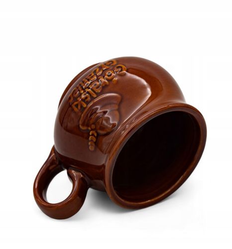 Komplet 2x KUBEK kamionkowy DO GRZAŃCA na grzane wino piwo zestaw do wina na Arena.pl