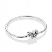 Bransoletka modułowa baza do Charms SREBRO 925 Motyl 17 cm