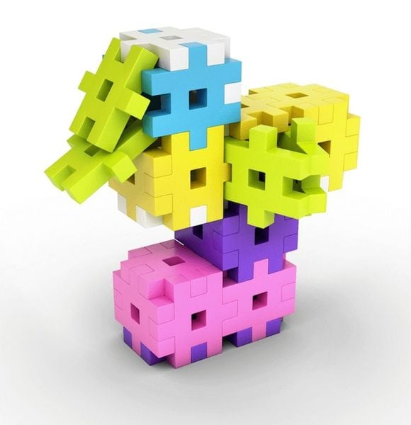 Klocki Konstrukcyjne Wafle Basic 150 Elementów 3+ Meli zdjęcie 15