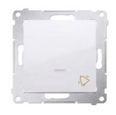 Simon54 Łącznik dzwonek podświetlany DD1L.01/11 biały