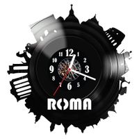 Zegar ścienny z płyty winylowej Rzym 234.14