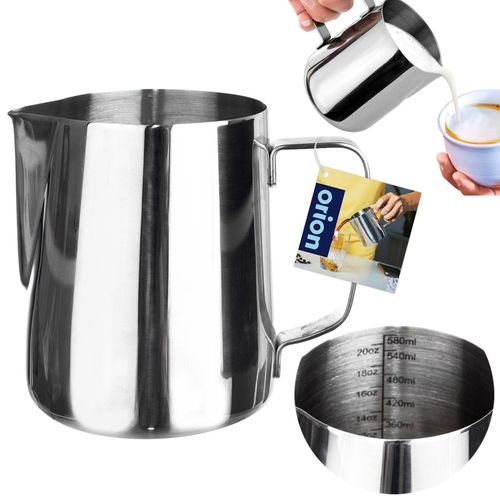 Mlecznik stalowy z miarką 580 ml na Arena.pl