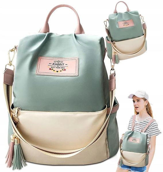 Damski Plecak Plecaczek Torebka Torba 2W1 Pojemny zdjęcie 1