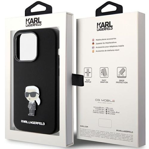 Etui Karl Lagerfeld do iPhone 15 Pro, Czarny na Arena.pl