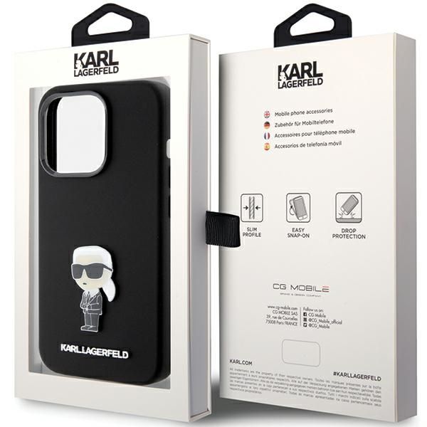 Etui Karl Lagerfeld do iPhone 15 Pro, Czarny zdjęcie 8