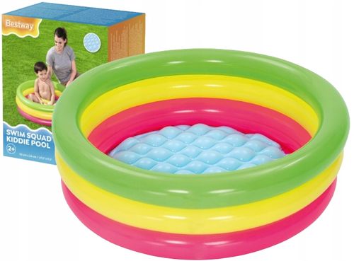 BRODZIK DZIECIĘCY OGRODOWY BASENIK DLA DZIECKA OKRĄGŁY 70x70 BESTWAY na Arena.pl