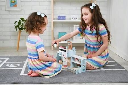 ADAM TOYS Drewniana Kawiarnia Lodziarnia Dla Dzieci zdjęcie 8
