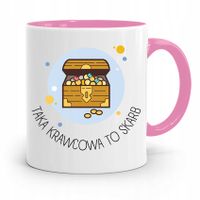 Kubek Różowy Krawca Krawcowej Taka To Skarb Z Nadrukiem Ze Zdjęciem