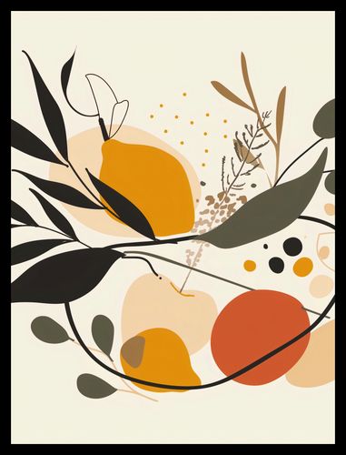 Plakat 60x80cm Botaniczny Wir na Arena.pl